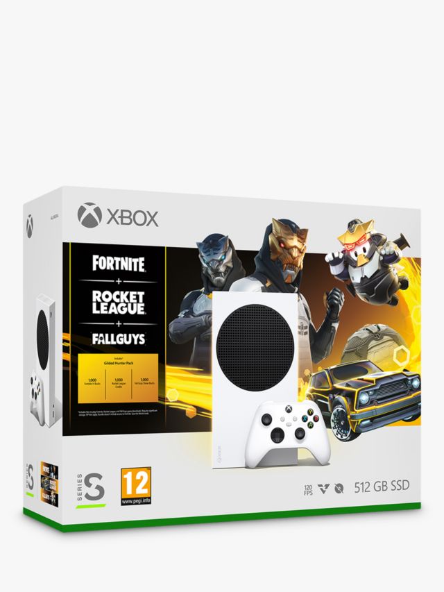 Console Microsoft Xbox Series S De 512gb, Bundle Com 3 Jogos Fortnite,  Rocket League E Fall Guys