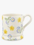 Emma Bridgewater Flowers Buttercup & Daisies Half Pint Mug, 300ml, Yellow/Multi