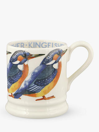 Emma Bridgewater Kingfisher Half Pint Mug, 300ml, Blue