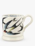 Emma Bridgewater Swallow Half Pint Mug, 300ml, Black/Multi
