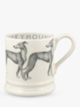 Emma Bridgewater Dogs Greyhound Half Pint Mug, 300ml, Grey/Multi