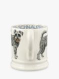 Emma Bridgewater Dogs Schnauzer Half Pint Mug, 300ml, Grey/Multi