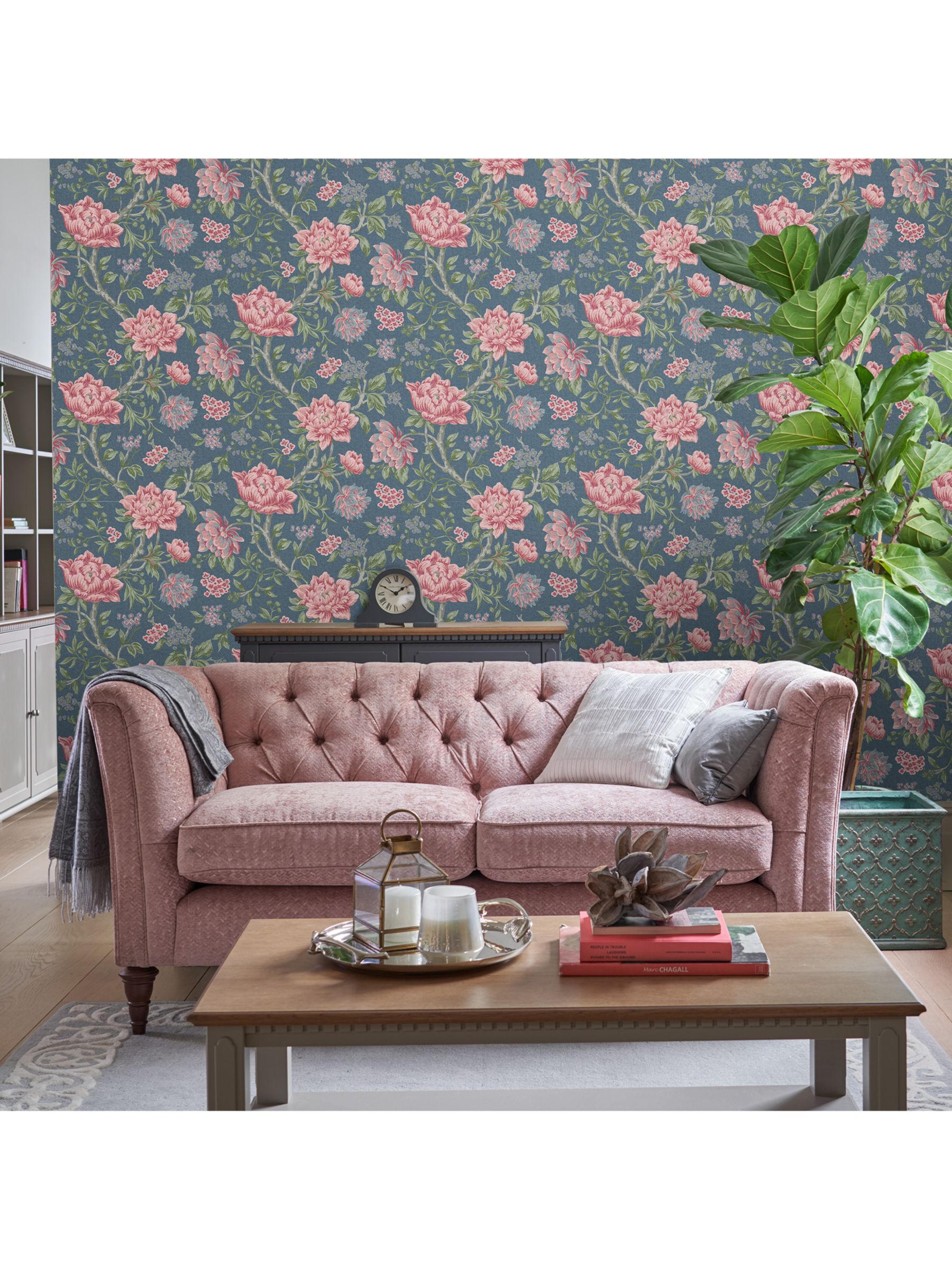 Laura Ashley Tapestry Floral Wallpaper