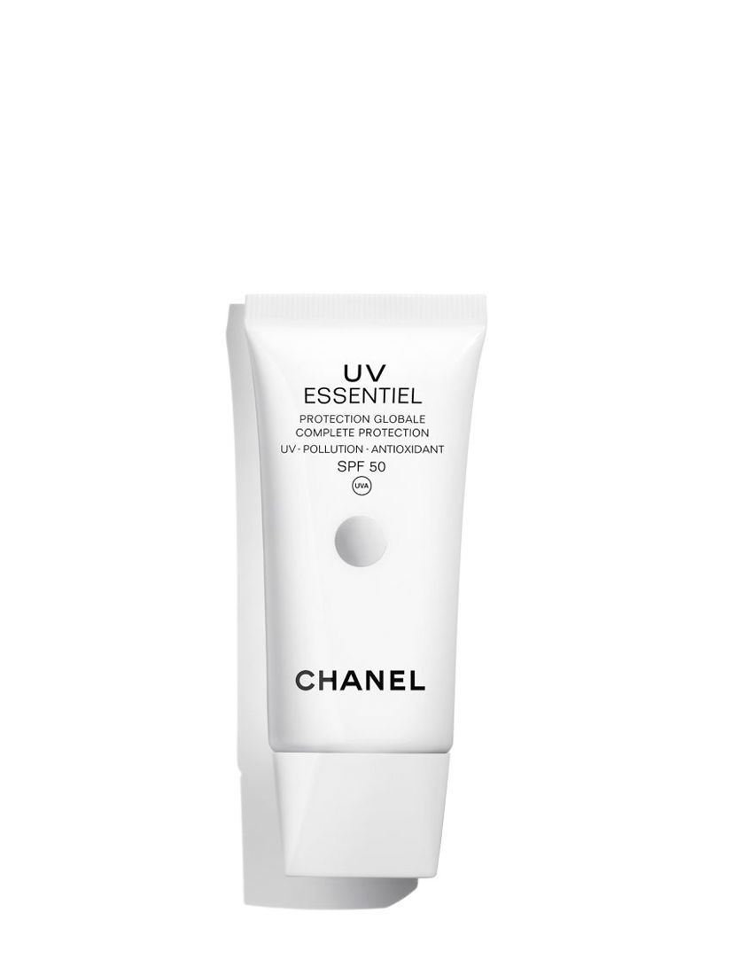 CHANEL UV Essentiel Protection UV - Pollution - Antioxidant 50 Tube, 30ml at Lewis & Partners