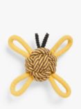 John Lewis Chevron Stripe Rope Dog Toy, Yellow