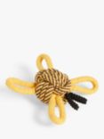 John Lewis Chevron Stripe Rope Dog Toy, Yellow