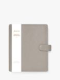 Filofax A5 Nofolk Leather Personal Organiser, Taupe