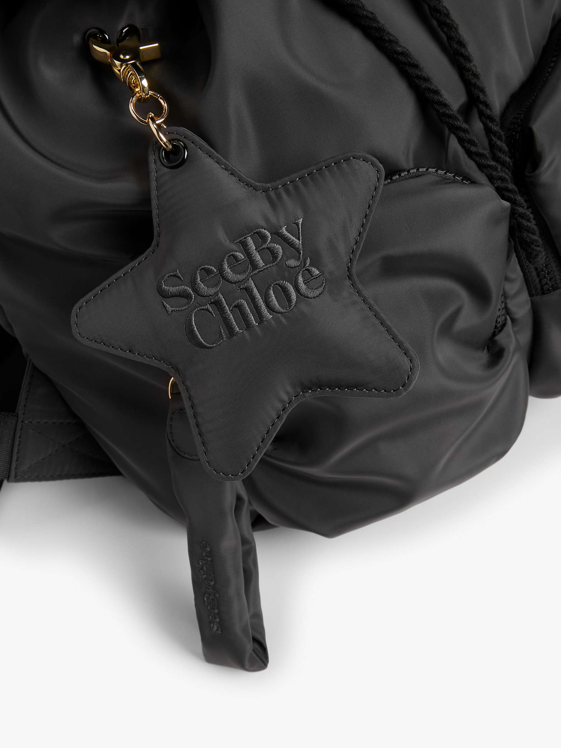 Buy See By Chloé Joy Rider Recycled Polyester Zipped Backpack Online at johnlewis.com
