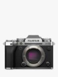 Fujifilm X-T5 Compact System Camera, 6K/4K Ultra HD, 40.2MP, Wi-Fi, Bluetooth, OLED EVF, 3” Vari-angle LCD Touch Screen, Body Only, Silver