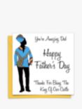 AfroTouch Design King Amazing Dad Father's Day Card