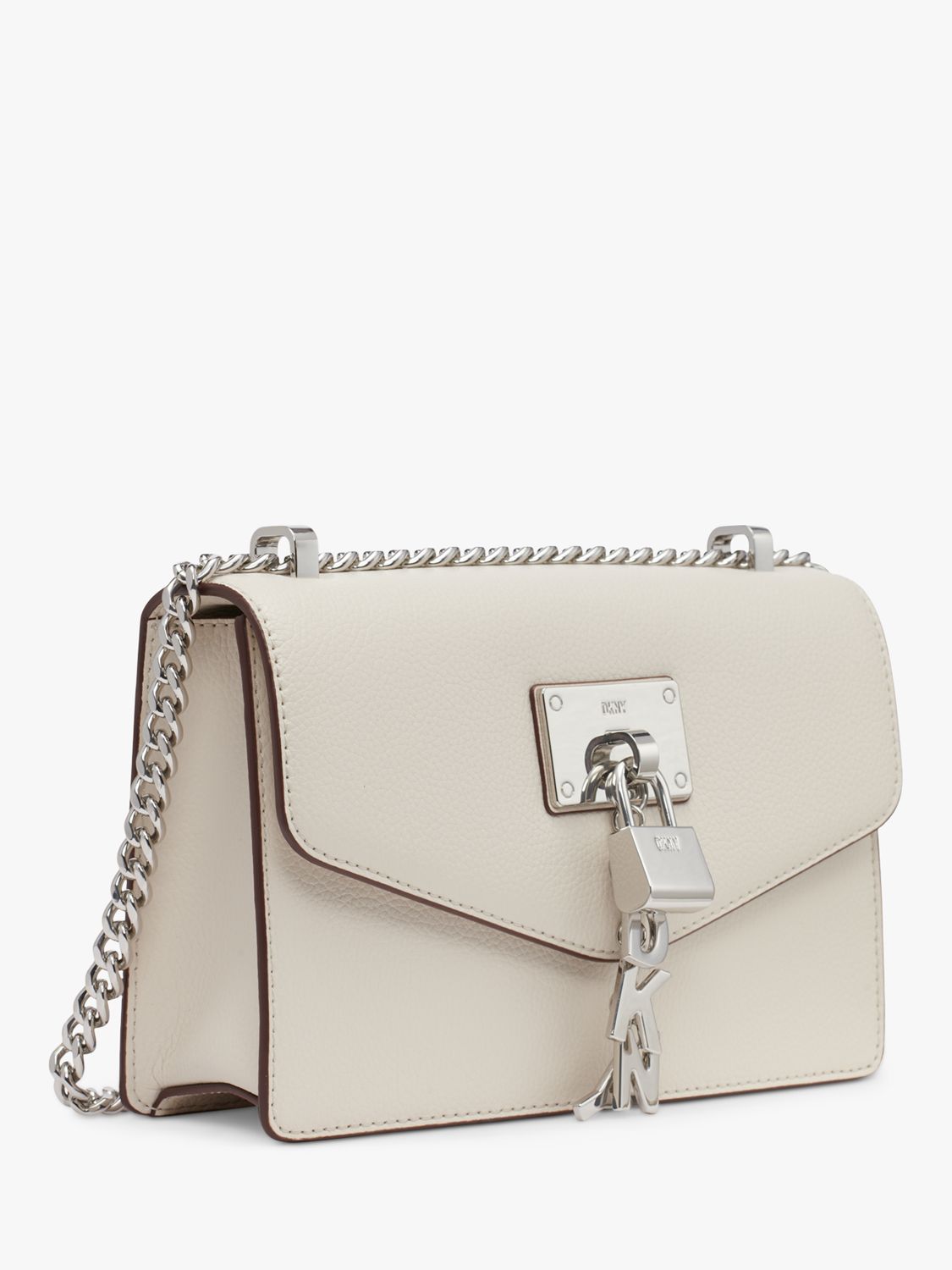 DKNY Elissa Small Pebble Leather Shoulder Bag at John Lewis & Partners