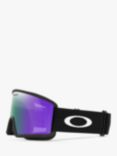 Oakley OO7105 Unisex Target Line L Ski Goggles, Matte Black/Violet