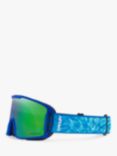 Oakley OO7093 Unisex Line Miner M Ski Goggles, Blue Blaze/Snow Jade