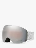 Oakley OO7050 Unisex Flight Deck L Prizm Ski Goggles, Grey Terrain/Mirror Grey