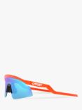 Oakley OO9229 Men's Hydra Wrap Sunglasses, Orange