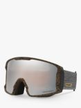 Oakley OO7070 Unisex Line Miner L Stale Sandbech Signature Ski Goggles, Black/Snow Black