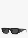 Prada PR09ZS Men's Square Sunglasses, Black