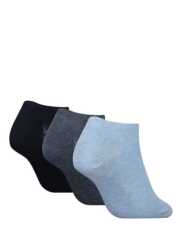 Calvin Klein Chloe Liner Socks, Pack of 3, Blue Melange - 006