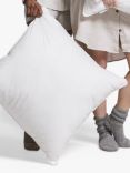 Bedfolk 100% European Duck Down Square Pillow, Medium/Firm