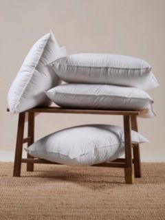 Bedfolk European Duck Down Square Pillow, Medium/Firm