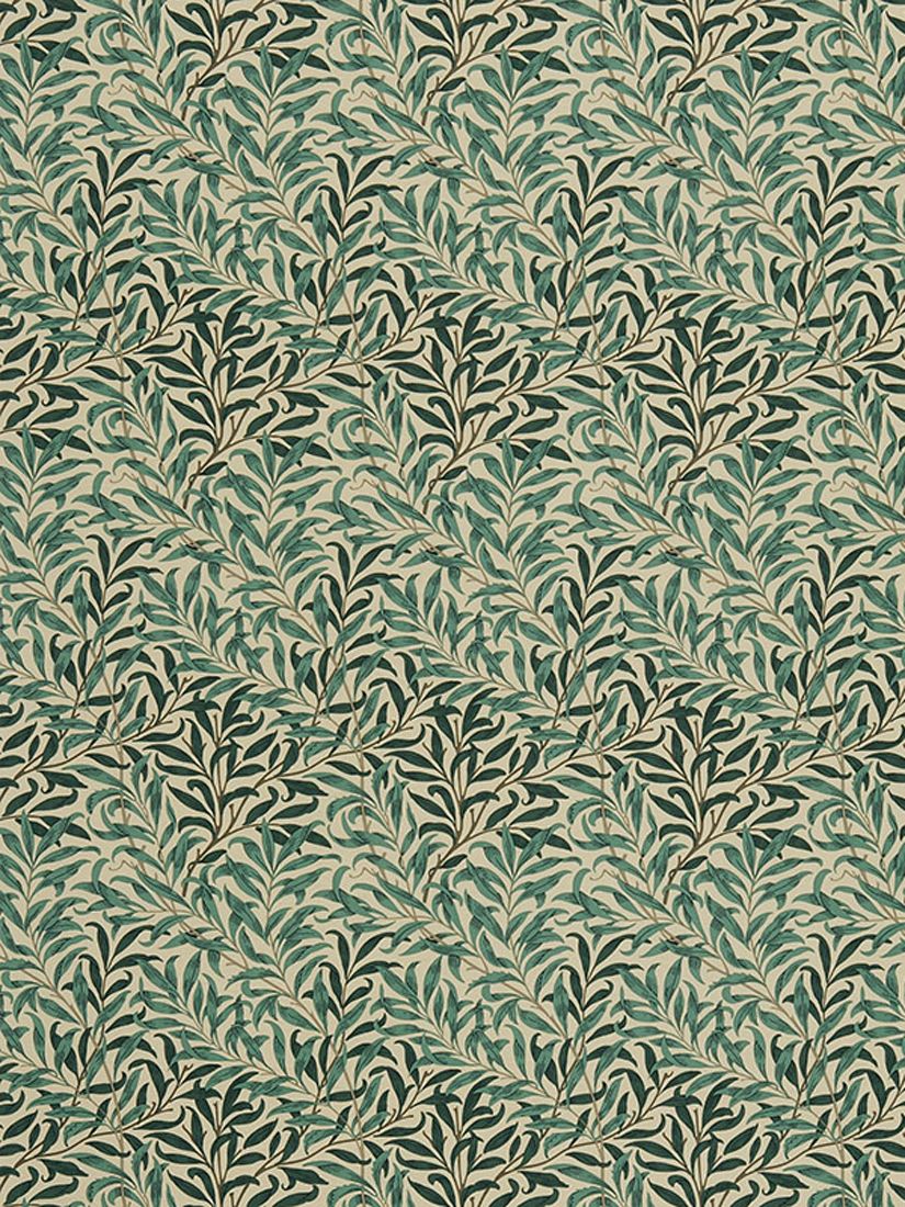 Morris & Co. Willow Boughs Cotton Furnishing Fabric, Taupe/Green
