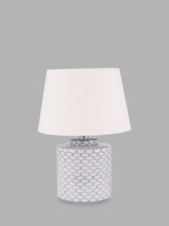 Pacific Lifestyle Demetri Glazed Table Lamp, Grey