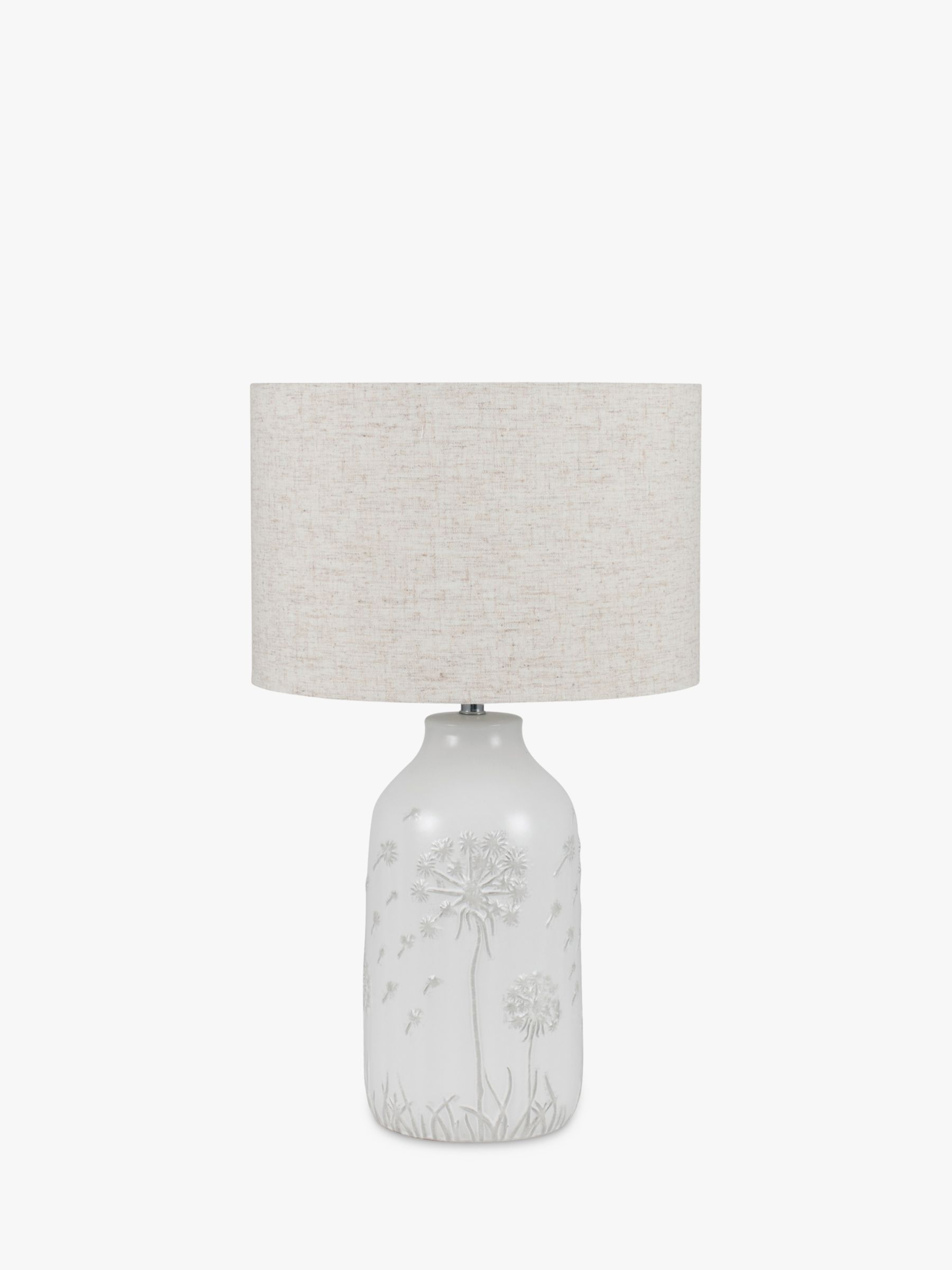 Pacific Lifestyle Flora Ceramic Table Lamp, White