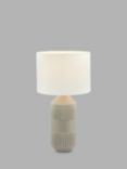 Pacific Meribel Glazed Table Lamp, Grey