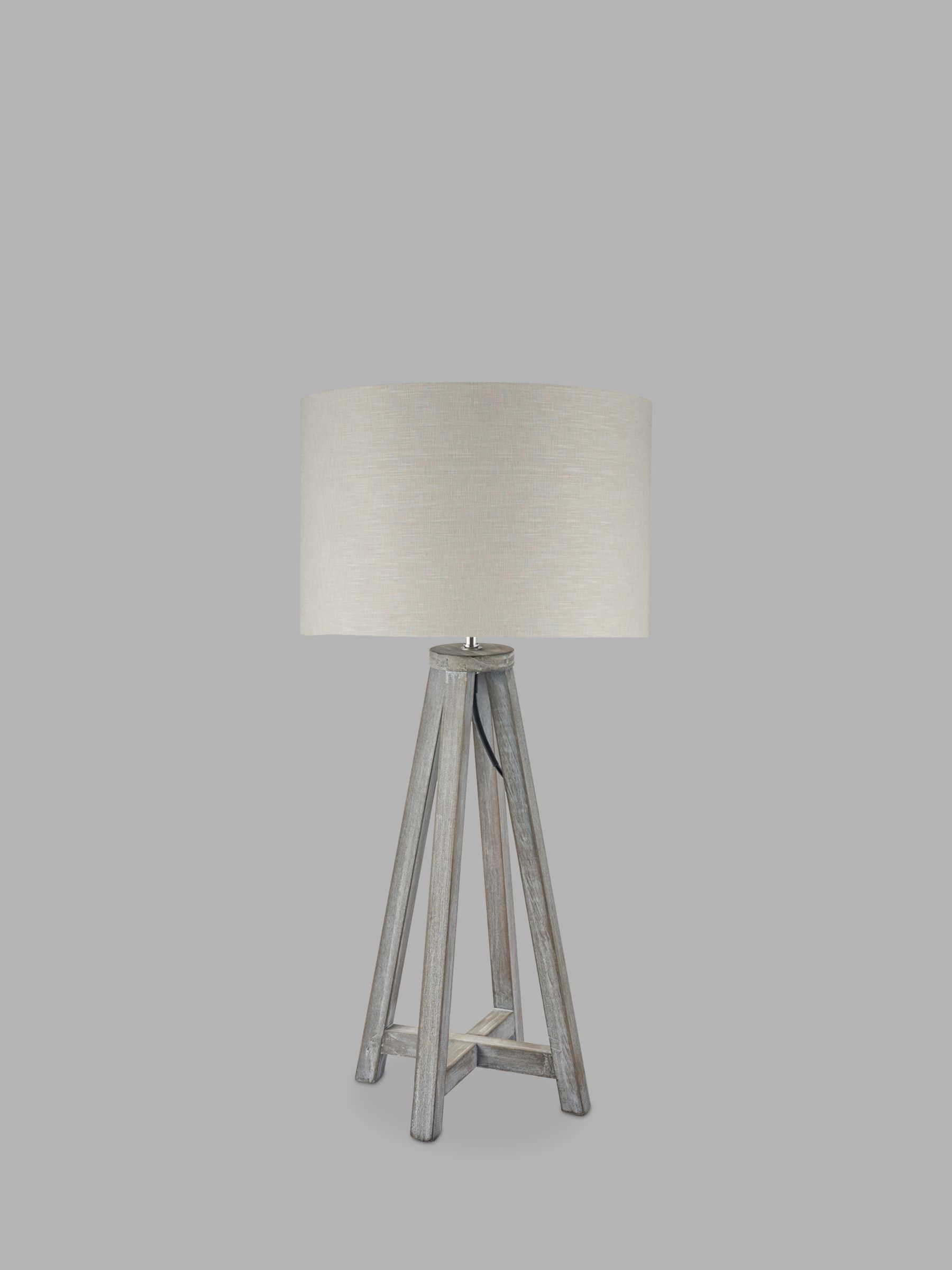 Photo of Pacific lifestyle whitby wooden table lamp grey