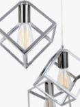 Pacific Alessio 5 Pendant Cluster Ceiling Light, Nickel