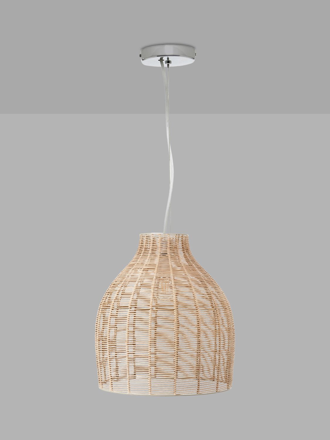 Photo of Pacific lifestyle caswell rattan coche pendant ceiling light natural