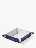 Aspinal of London Pebble Leather Mini Tidy Tray, Navy
