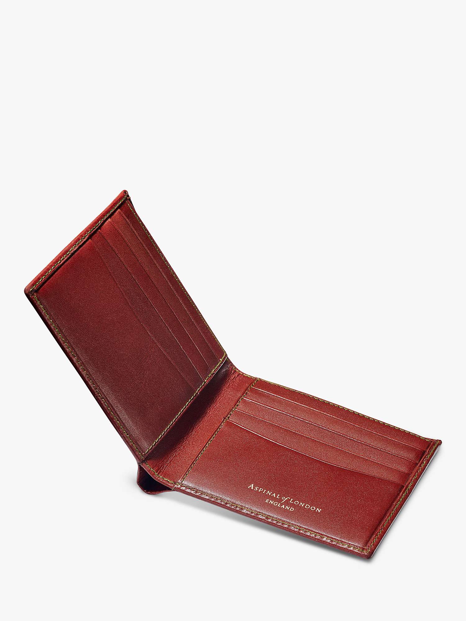 Buy Aspinal of London Classic Smooth Leather Billfold Wallet Online at johnlewis.com