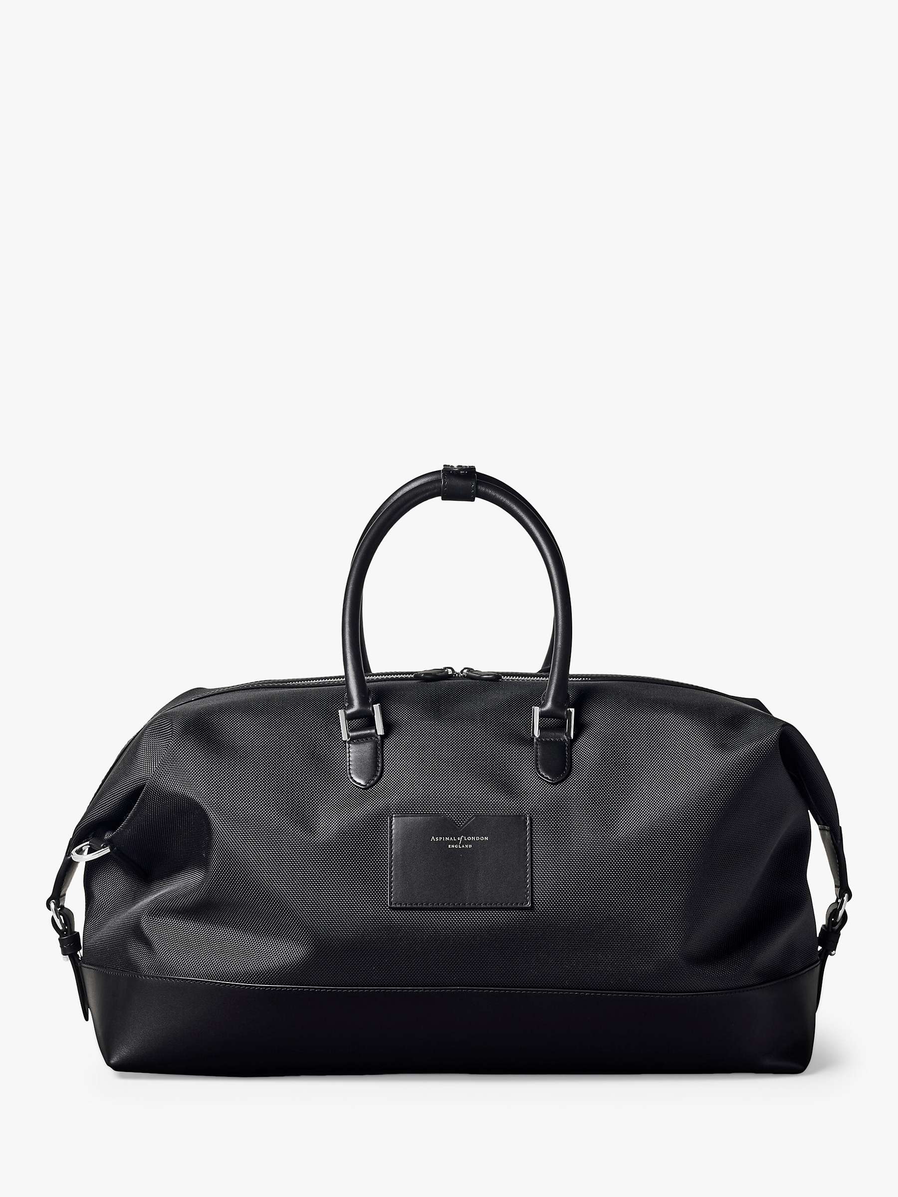 Buy Aspinal of London Anderson Holdall, Black Online at johnlewis.com