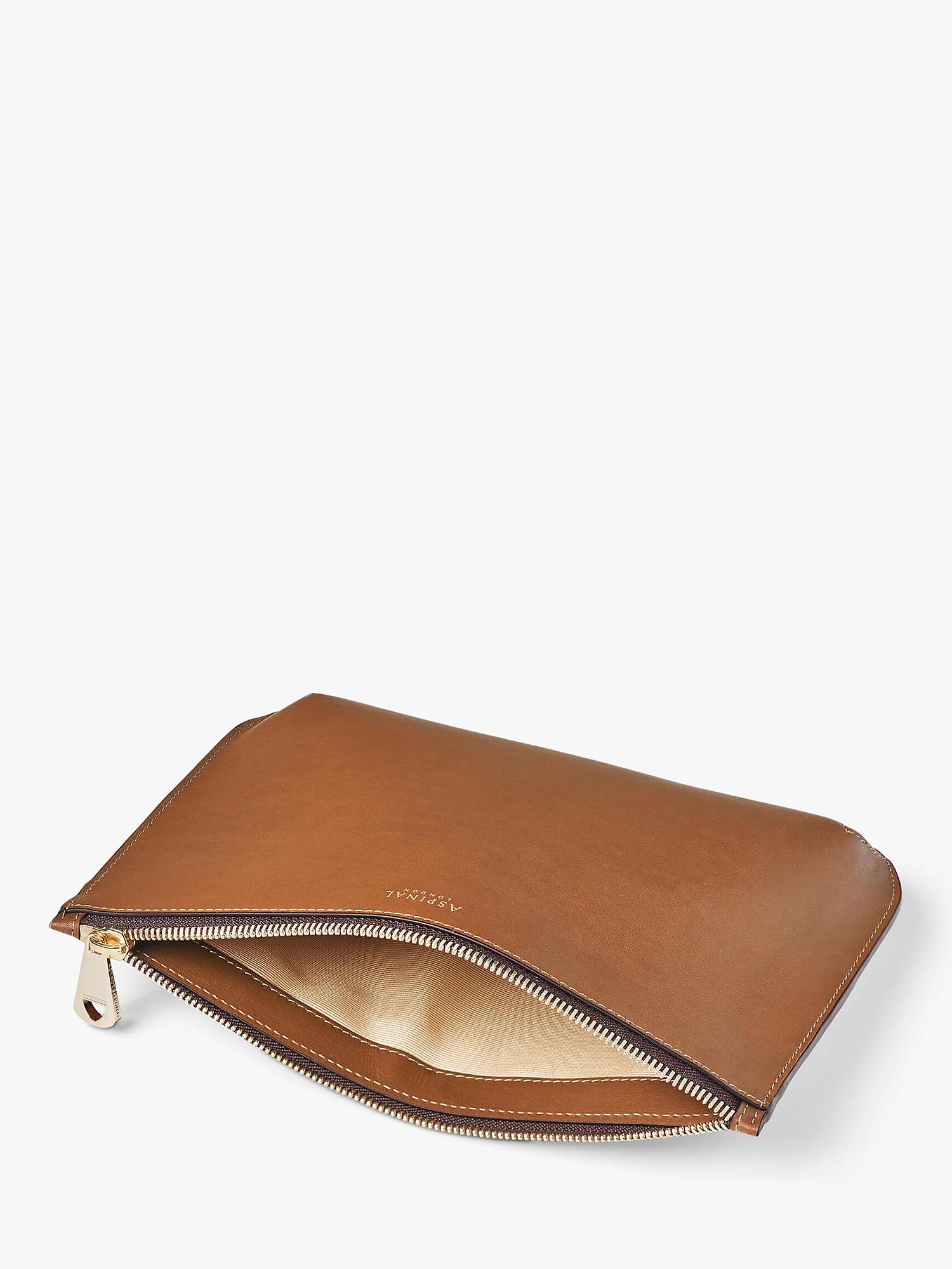 Buy Aspinal of London Ella Smooth Leather Large Pouch Purse Online at johnlewis.com