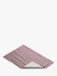 Piglet in Bed Gingham Linen Placemats, Set of 4