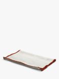 Piglet in Bed Striped Linen Table Runner, Oatmeal