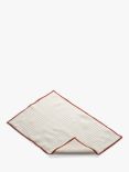 Piglet in Bed Striped Linen Placemats, Set of 4, Oatmeal