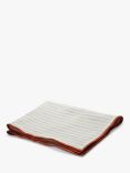 Piglet in Bed Striped Linen Placemats, Set of 4, Oatmeal