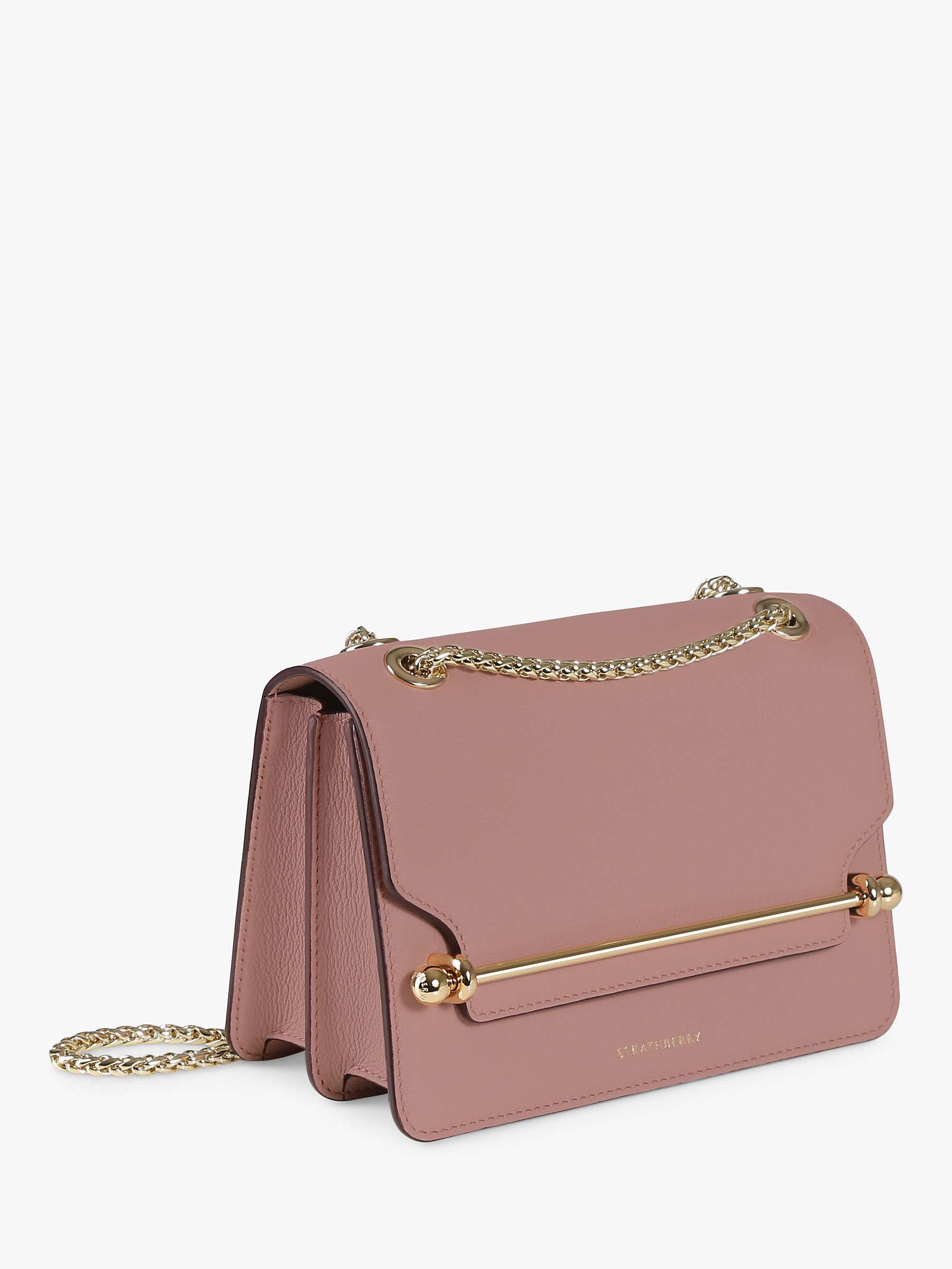 Strathberry - East/West Mini - Crossbody Leather Mini Handbag - Pink