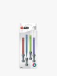 LEGO Star Wars Lightsabre Colour Gel Pens, Set of 4, Multi