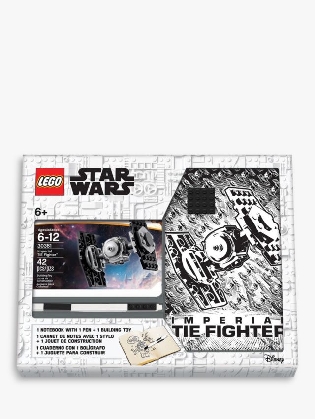 LEGO Star Wars Tie Fighter Notebook, Pen & Toy Set, Multi