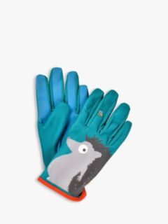 Burgon & Ball National Trust Get Me Gardening Kids' Gloves, Green/Blue