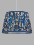 John Lewis + Matthew Williamson Baearic Pleated Lampshade, Blue