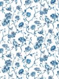 John Lewis Japan Birds Fabric, Blue