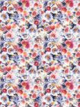 John Lewis Fuchsia Bloom Floral Fabric, Multi