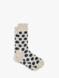 Paul Smith Benny Dot Socks, One Size, Oatmeal
