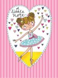 Rachel Ellen Just to Say Ballerina Note Cards, Pack of 10, Pink/White