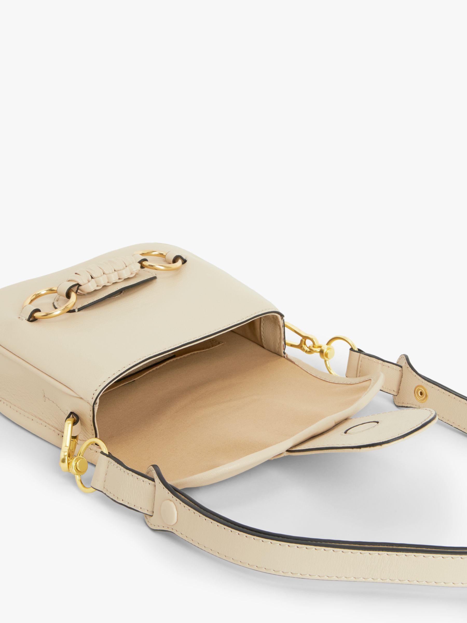 See By Chloé Saddie Leather Saddle Crossbody Bag at John Lewis & Partners