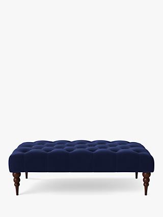 Plymouth Range, Swoon Plymouth Footstool, Easy Velvet Ink